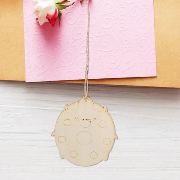 Многоцветные Деревянные Вырезки Жука-Пожарника, 20Шт, Для Diy И Хэндмейда
