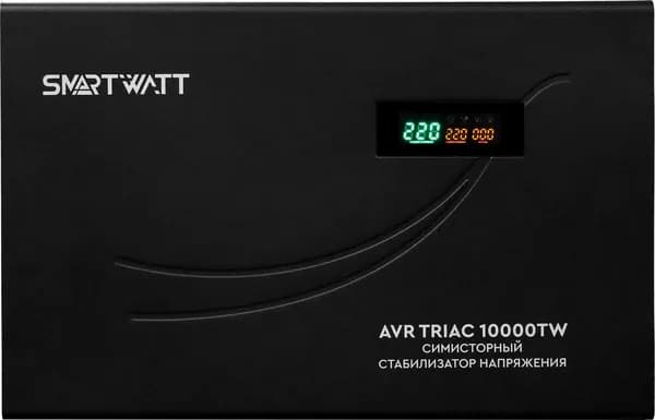 Стабилизатор напряжения Smartwatt AVR Triac 10000TW 10000ВА черный