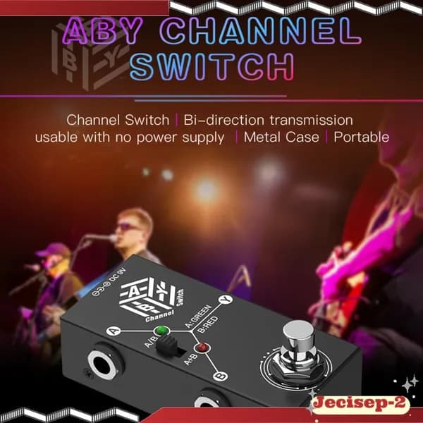 Эффектные педали, надежный металлический ABY Line Selector, для профессиональных гитаристов
