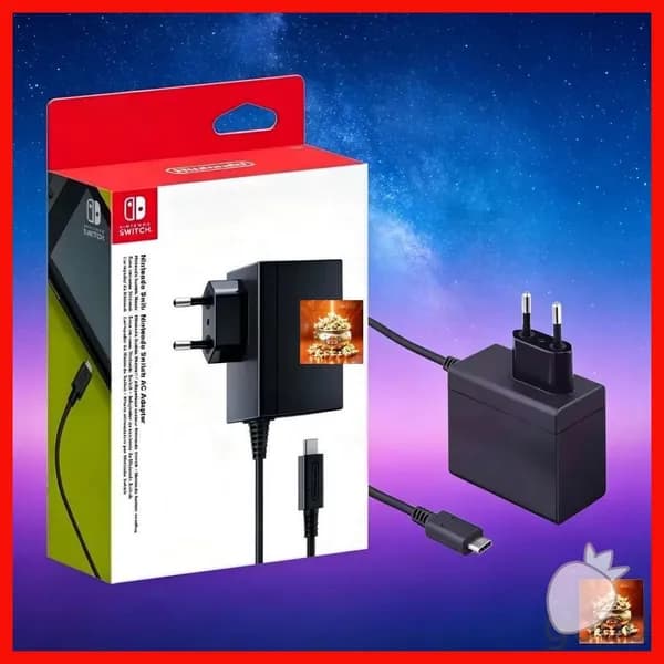 Блок питания Nintendo Switch, быстрая зарядка мощностью 39 Вт, разъем европейского стиля, подходит для OLED/Lite, док телевизора