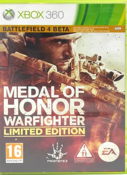 Medal of Honor Warfighter Limited Edition Английский язык Видеоигра на диске Xbox 360. Товар уцененный