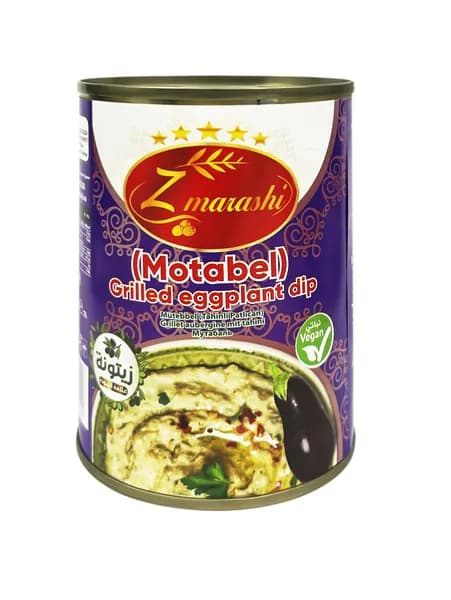 Мутабаль (пюре из запеченных баклажанов), "Zmarashi", Motabel, 400гр. Турция