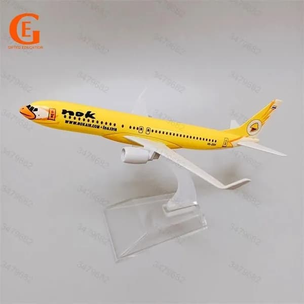 Металлическая Модель Самолета Боинг 737 Авиакомпании Таиланд Nok Air