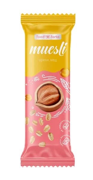 Батончик мюсли Орехи и мед 1 шт 50 г ComForte