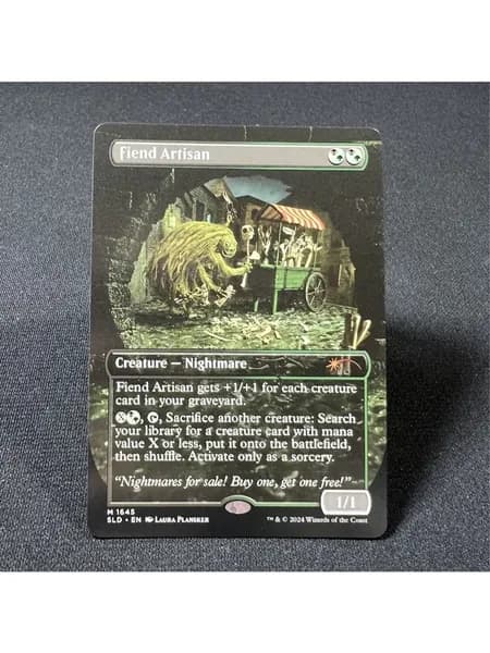Эксклюзивные карты Magic: Fiend Artisan Extended, Warren Soultrader фольга, Birds of Paradise SLD + чехол в подарок