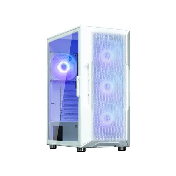 Компьютерный корпус Zalman i3 NEO ARGB белый, ATX / Micro-ATX / Mini-ITX, поддержка видеокарт до 355 мм, без блока питания