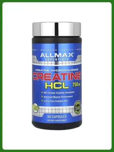 Креатиновый комплекс ALLMAX, Креатин гидрохлорид, 750 мг, 90 капсул