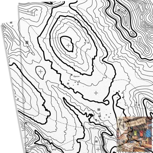 Лист Kydex 300x300x1.5/2 мм, текстура Simple Terrain - для ножен и тактических аксессуаров (1 шт)