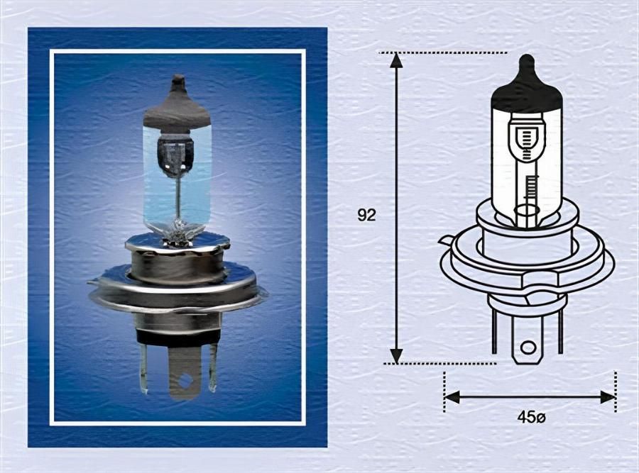 Лампа 24V H4 75, 70W P43t галогеновая (Magneti Marelli)