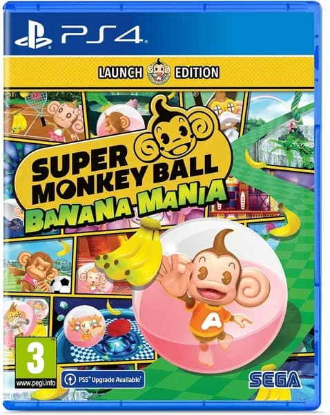 Игра Super Monkey Ball Banana Mania. Издание на диске. Английская версия на ps4/ps5.