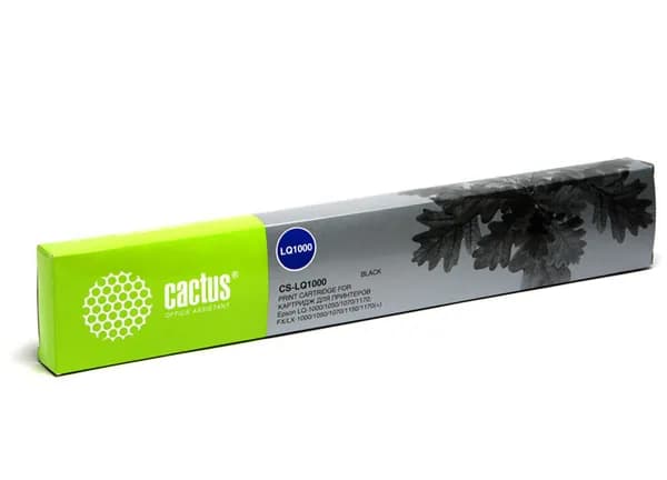 Картридж Cactus CS-LQ1000 черный, для EPSON LQ-1000/1050/1070/1170/FX100/105/LX-1000/1050/1070/1150/1170