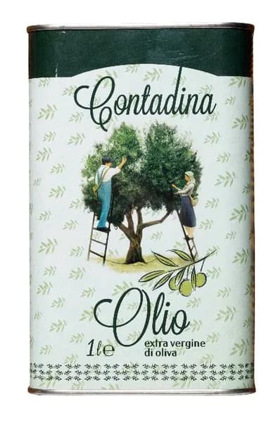 Натуральное оливковое масло Contadina Olio Extra Vergine Di Oliva 1л (Италия)