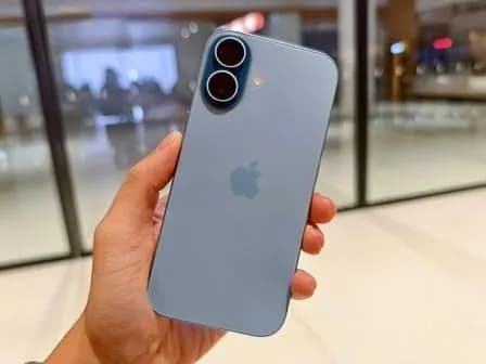 Модель смартфона iPhone 17 базовая версия демонстрационный экземпляр(Голубой)