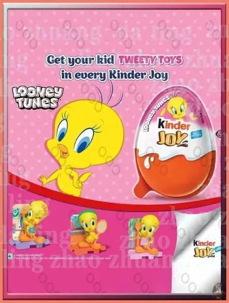 Шоколадное яйцо Киндер Джой Tweety1 шт