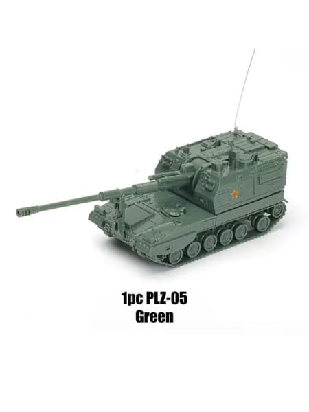 4D Сборная модель САУ 05 КНР и ПТРК Хунцзянь-10 , масштаб 1:72, военная техника