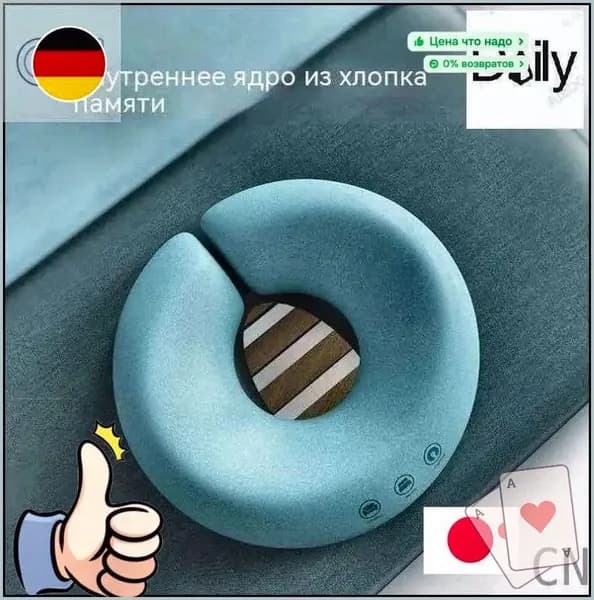 CN Подушка для косметической кровати, U-образная подушка для лица для массажного стола