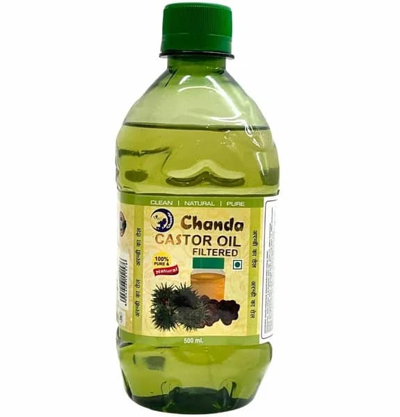 Касторовое Масло фильтрованное (Castor Oil) 500 мл, Chanda