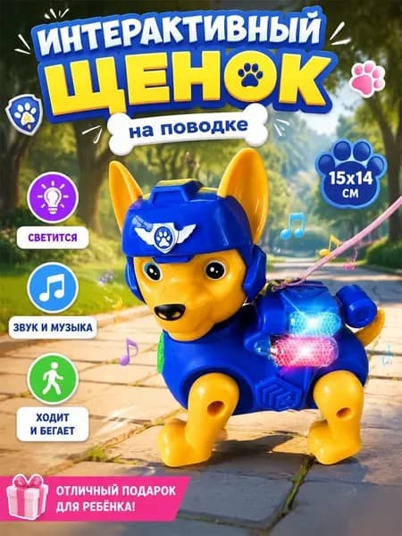 Светящаяся музыкальная игрушка для собак
