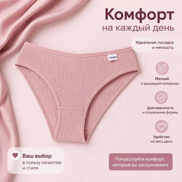 Трусы хлопок, 1 шт