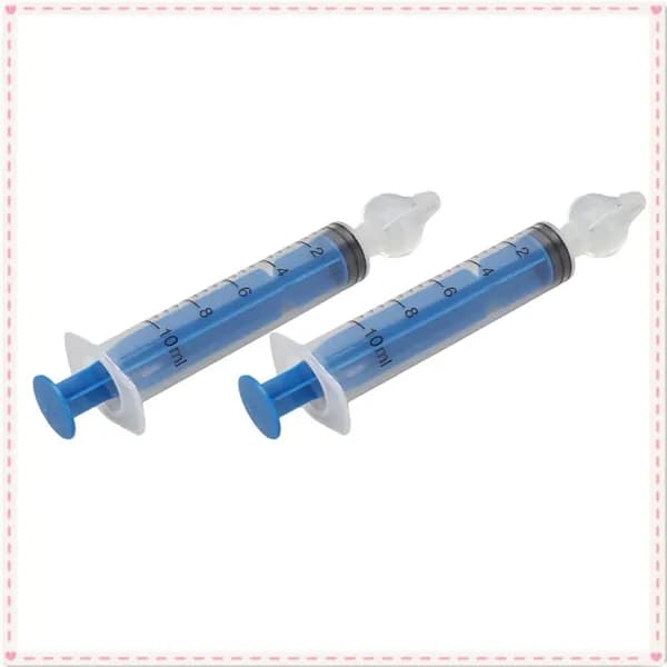Силиконовый носовой ирригатор, 2 шт, глубоко очищает, для малышей