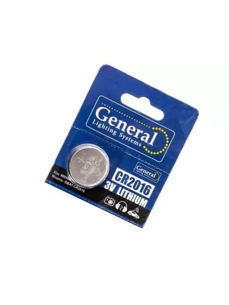 Элемент питания General CR2016 Lithium таблетка