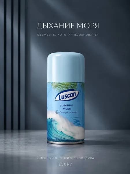 Сменный баллон освежителя воздуха Дыхание моря Luscan