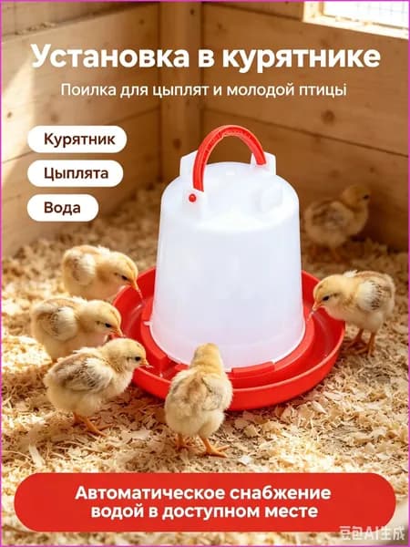 Кормушка для кур, бочонок для корма, бочонок для воды, автоматическая кормушка для кур, уток и гусей