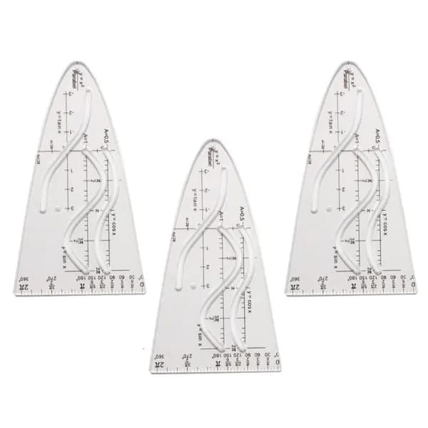 Косинусный параболический линейка, - 3шт