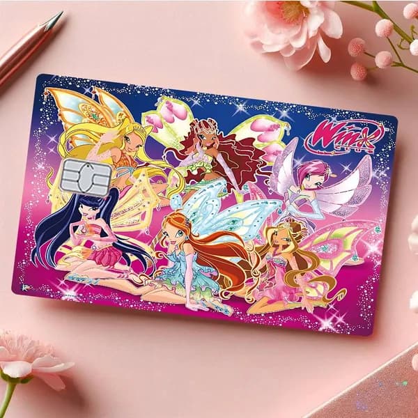Клуб Винкс Winx Club Наклейка для банковской карты