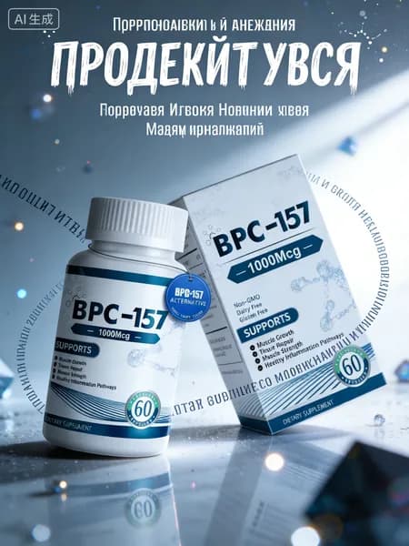 Пептид для заживления ран,желудка,суставов и связок BPC-157 Jiabei health 60 caps/ БПС-157 Jiabei Health 60 капс