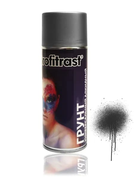 Profitrast Грунт-эмаль, Матовое покрытие, 0.52 л, серый
