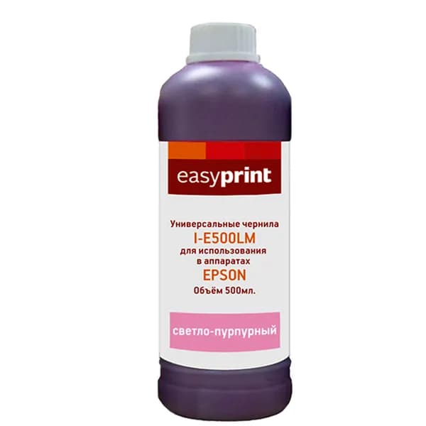 Чернила EasyPrint I-E500LM универсальные для Epson (500мл.) светло-пурпурный