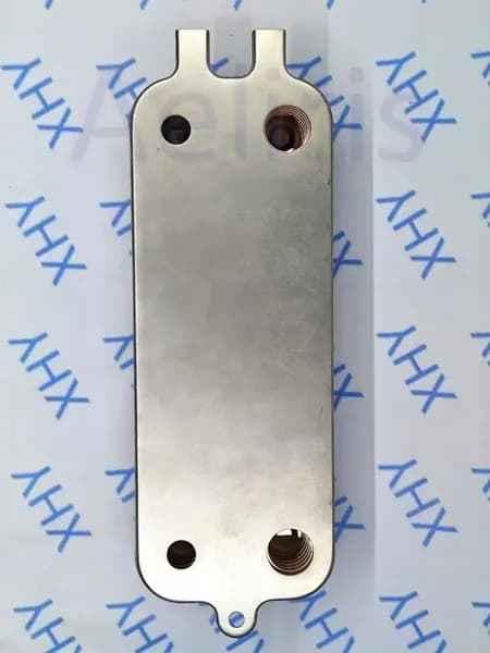 Теплообменник вторичный ГВС 14 пластин для котлов Bosch GAZ , Buderus Logamax 87186446250