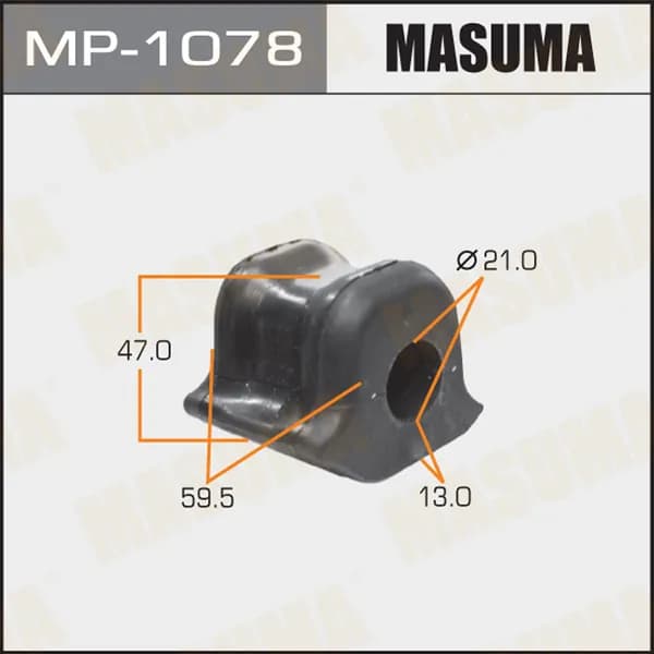 Втулка стабилизатора Toyota Corolla (E150, 180) 09-, Avensis (T270) 08-11 переднего MASUMA левая