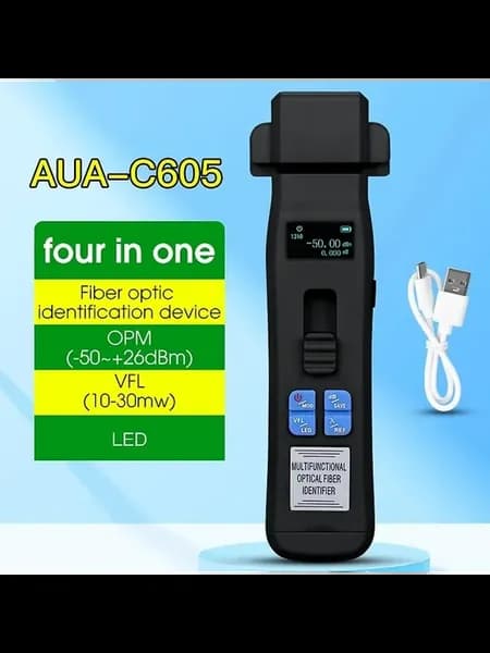 Тестер оптоволокна AUA-C605, черный