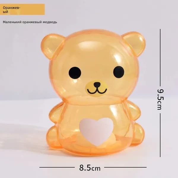 Копилка для денег "мишка", 8.5х9.5 см, 1 шт