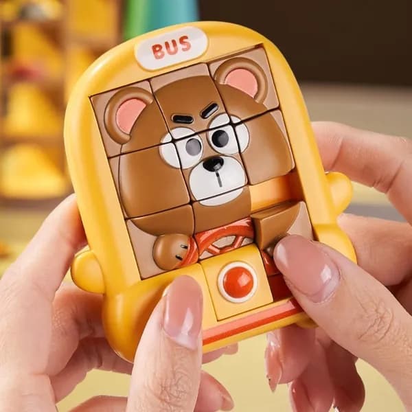3D Слайд-Пазл для Детей: Умные Игрушки для Развития Мозга и Координации