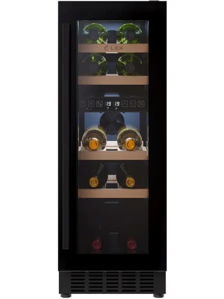 Винный шкаф Lex LWD3017BL dual zone однокамерн. черный (CHAT500002)