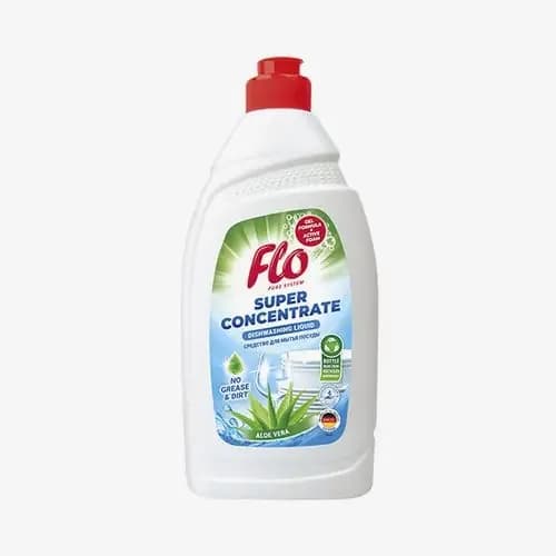 Flo Жидкость для посуды, Pure, Aloe Vera, 500 мл