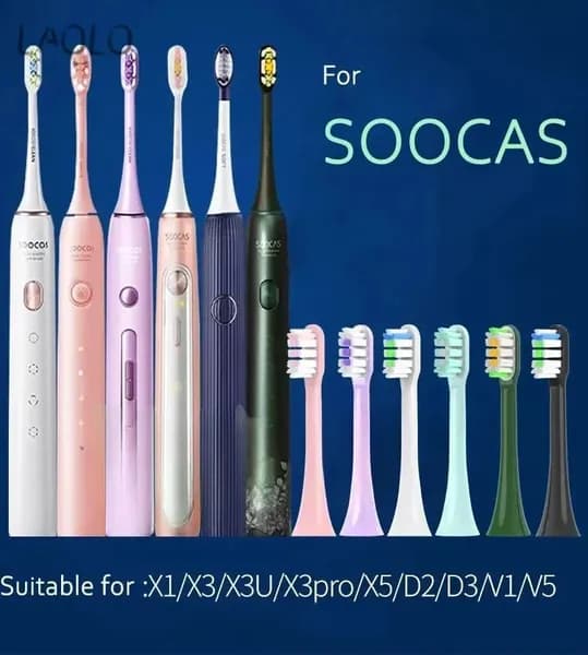 6 шт головки для электрической зубной щетки SOOCAS