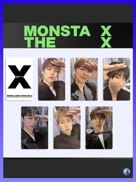 Фотокарточки MONSTA X THE X (TARGET, Эксклюзивная карта, Коллекционные)