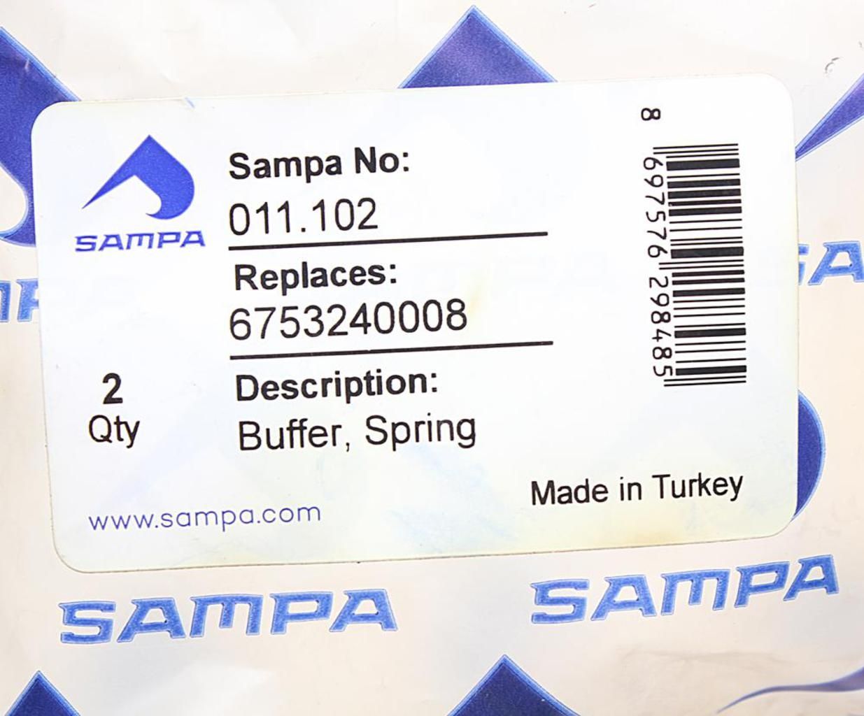 Отбойник рессоры передней для Мерседес Атего арт 011102 SAMPA