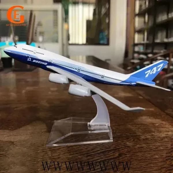 Металлическая Модель Самолета Боинг 747, B747