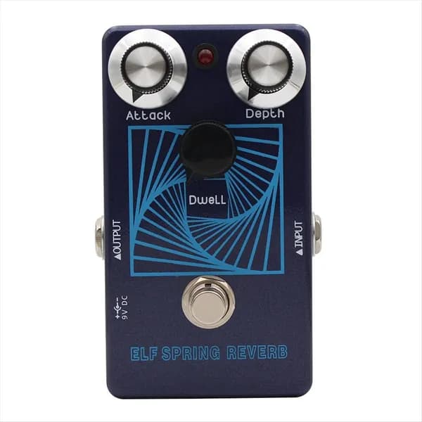 Vintage Voiceed Reverb Pedal Для Гитарной Бас-Эльф-Эльф-Реверберации, Жуткий Аналог/Цифровой Ревербера