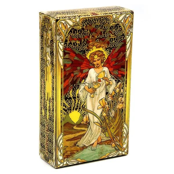 Колода Таро Golden Art Nouveau, 78 карт, мелованная бумага