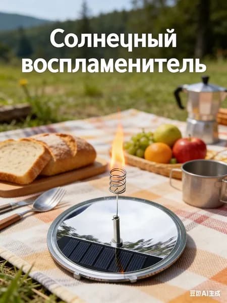 Солнечный огниво для охотников и рыбаков