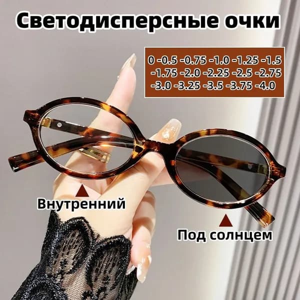 Светоизмененное стекло от 0 до - 4.0