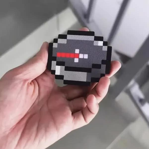 3D-печатный компас, игрушка для игры Minecraft