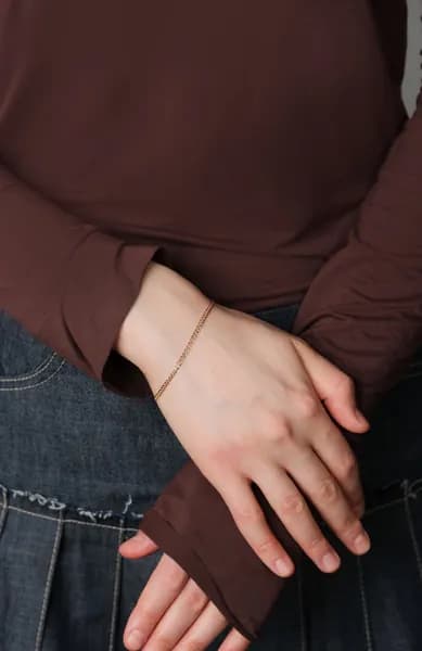 Azade Браслет Золото красное 585 пробы, плетение Нонна