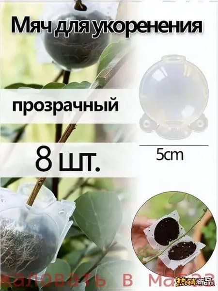 Набор для выращивания растений в 8 прозрачных колбах